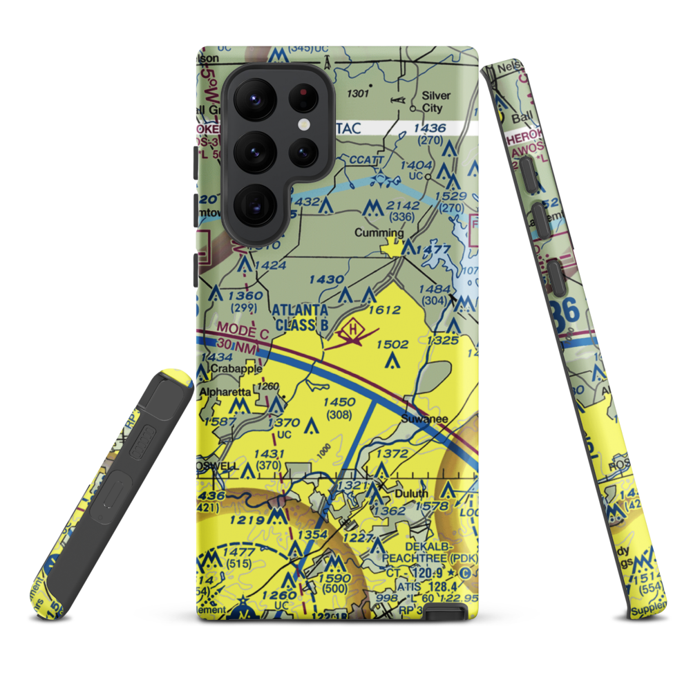 Stoney Point Field (6GA0) VFR Sectional Samsung Phone Case Samsung Galaxy S22 Ultra model shown