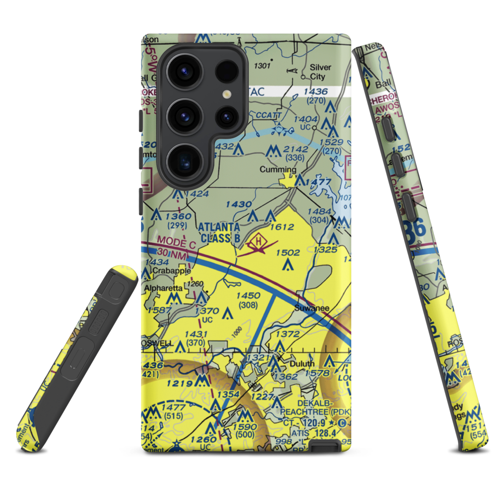 Stoney Point Field (6GA0) VFR Sectional Samsung Phone Case Samsung Galaxy S23 Ultra model shown