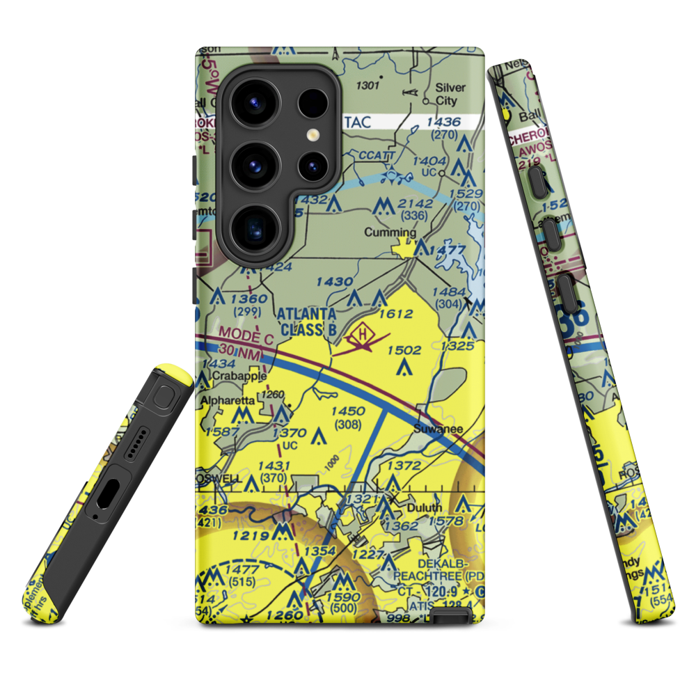 Stoney Point Field (6GA0) VFR Sectional Samsung Phone Case Samsung Galaxy S24 Ultra model shown