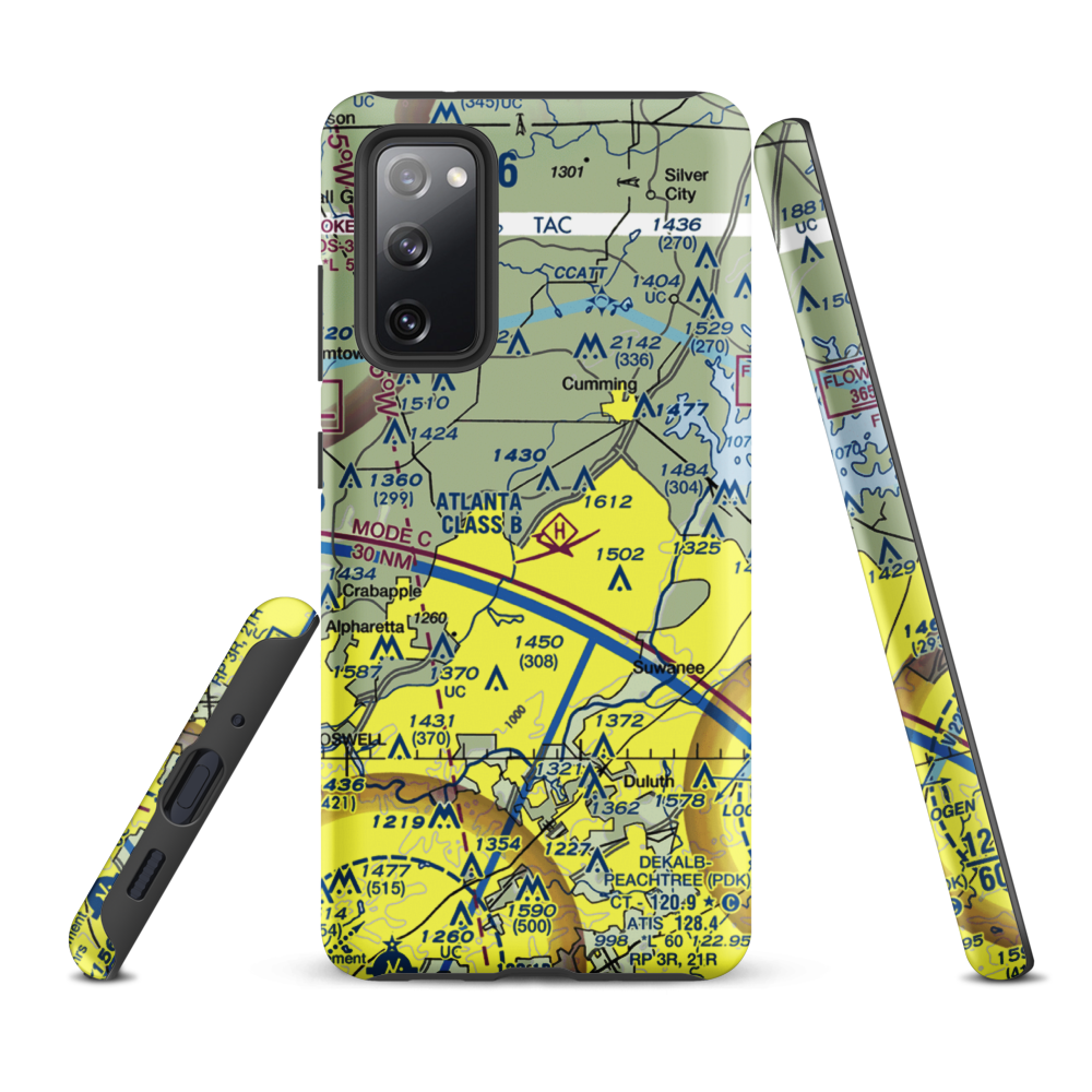 Stoney Point Field (6GA0) VFR Sectional Samsung Phone Case Samsung Galaxy S20 FE model shown