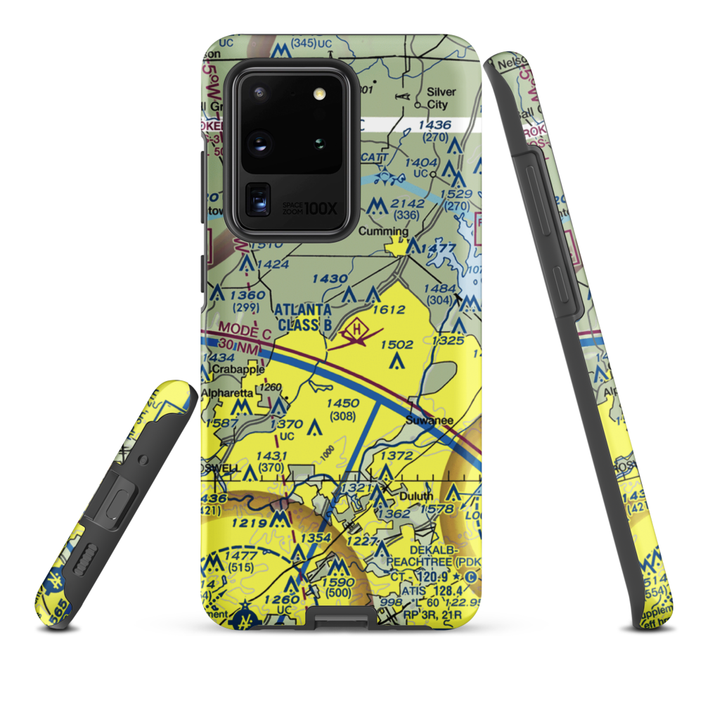 Stoney Point Field (6GA0) VFR Sectional Samsung Phone Case Samsung Galaxy S20 Ultra model shown