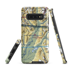 Stony Mountain Lodge Airport (AK53) VFR Sectional Samsung Phone Case
