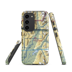 Stony Mountain Lodge Airport (AK53) VFR Sectional Samsung Phone Case