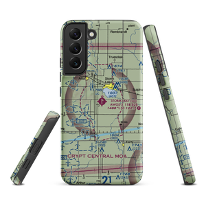 Storm Lake Municipal Airport (SLB) VFR Sectional Samsung Phone Case