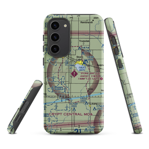 Storm Lake Municipal Airport (SLB) VFR Sectional Samsung Phone Case