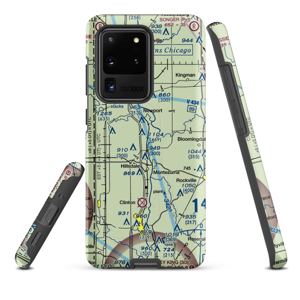 Strip Airport (II59) VFR Sectional Samsung Phone Case Samsung Galaxy S20 Ultra model shown