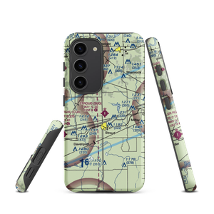 Stroud Municipal Airport (SUD) VFR Sectional Samsung Phone Case