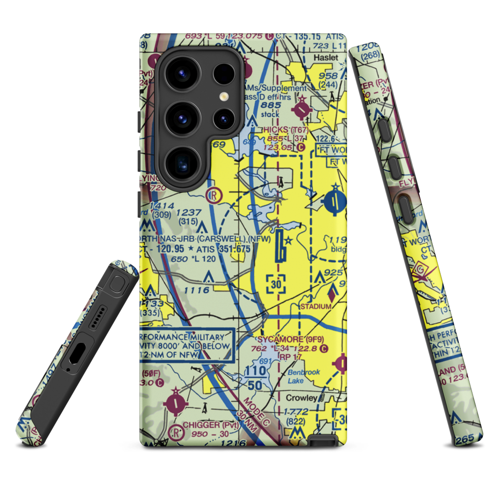 Stubbs Strip (TS73) VFR Sectional Samsung Phone Case Samsung Galaxy S24 Ultra model shown