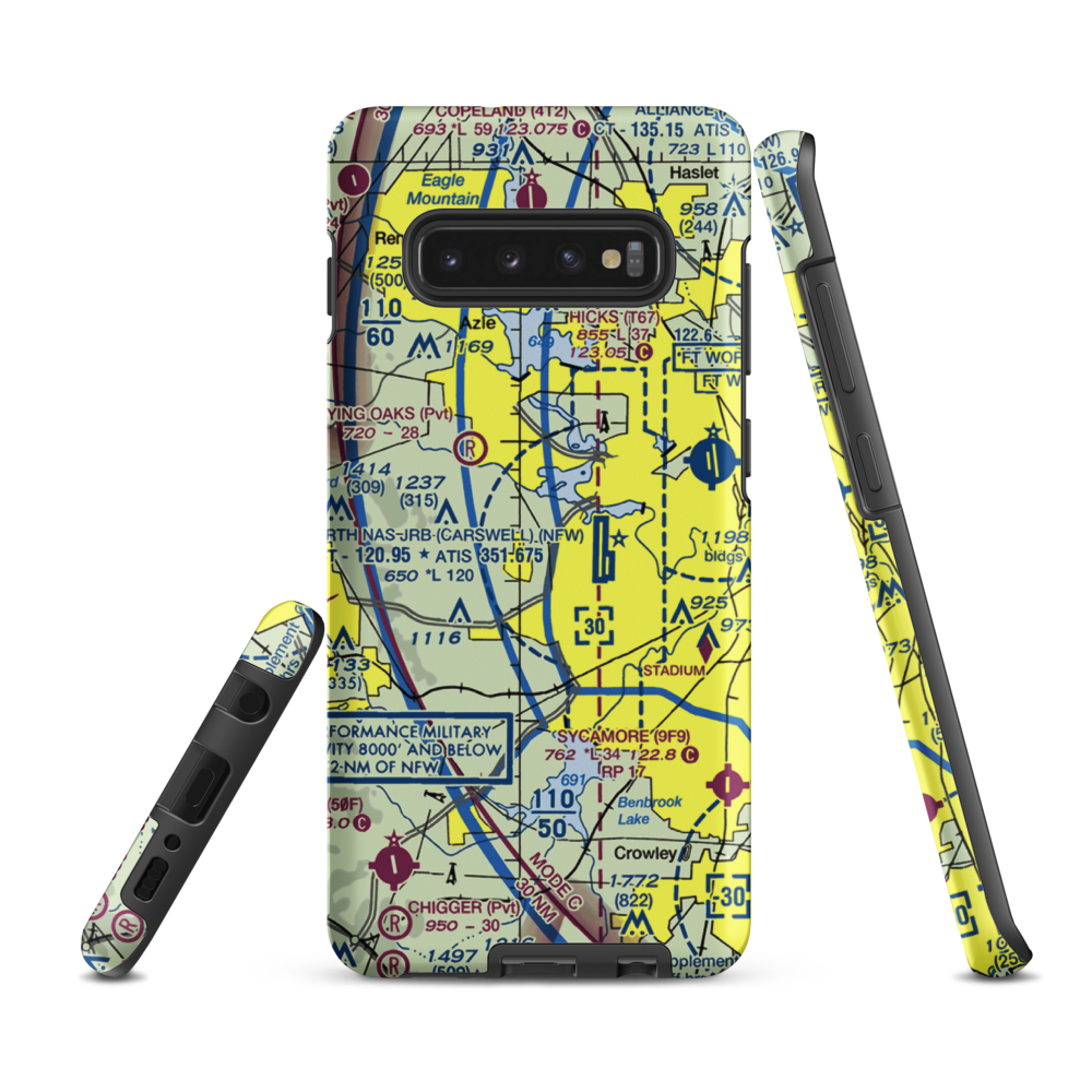 Stubbs Strip (TS73) VFR Sectional Samsung Phone Case Samsung Galaxy S10 Plus model shown