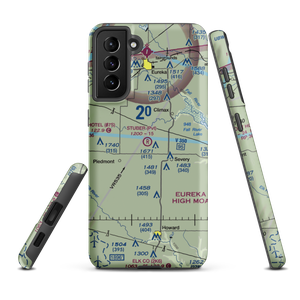 Stuber Flying Ranch Airport (2KS2) VFR Sectional Samsung Phone Case