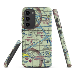 Sue Rock International Airport (IS93) VFR Sectional Samsung Phone Case