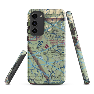 Sullivan County International Airport (MSV) VFR Sectional Samsung Phone Case