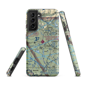 Sullivan County International Airport (MSV) VFR Sectional Samsung Phone Case