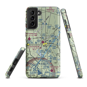 Sulphur Municipal Airport (F30) VFR Sectional Samsung Phone Case