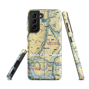 Summit Lake Seaplane Base (52Z) VFR Sectional Samsung Phone Case