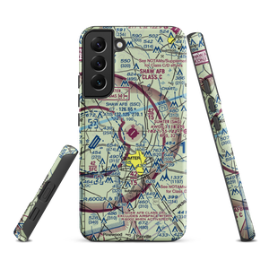 Sumter Airport (SMS) VFR Sectional Samsung Phone Case