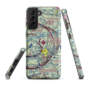 Sumter Airport (SMS) VFR Sectional Samsung Phone Case