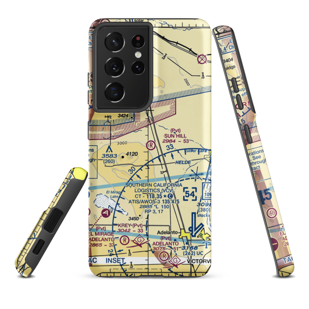 Sun Hill Ranch Airport (CA70) VFR Sectional Samsung Phone Case Samsung Galaxy S21 Ultra model shown
