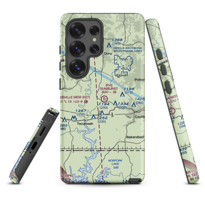Sunburst Ranch Airport (MU48) VFR Sectional Samsung Phone Case