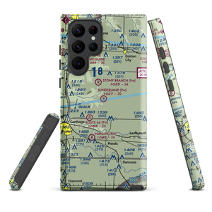 Sunderland Airport (0MU1) VFR Sectional Samsung Phone Case