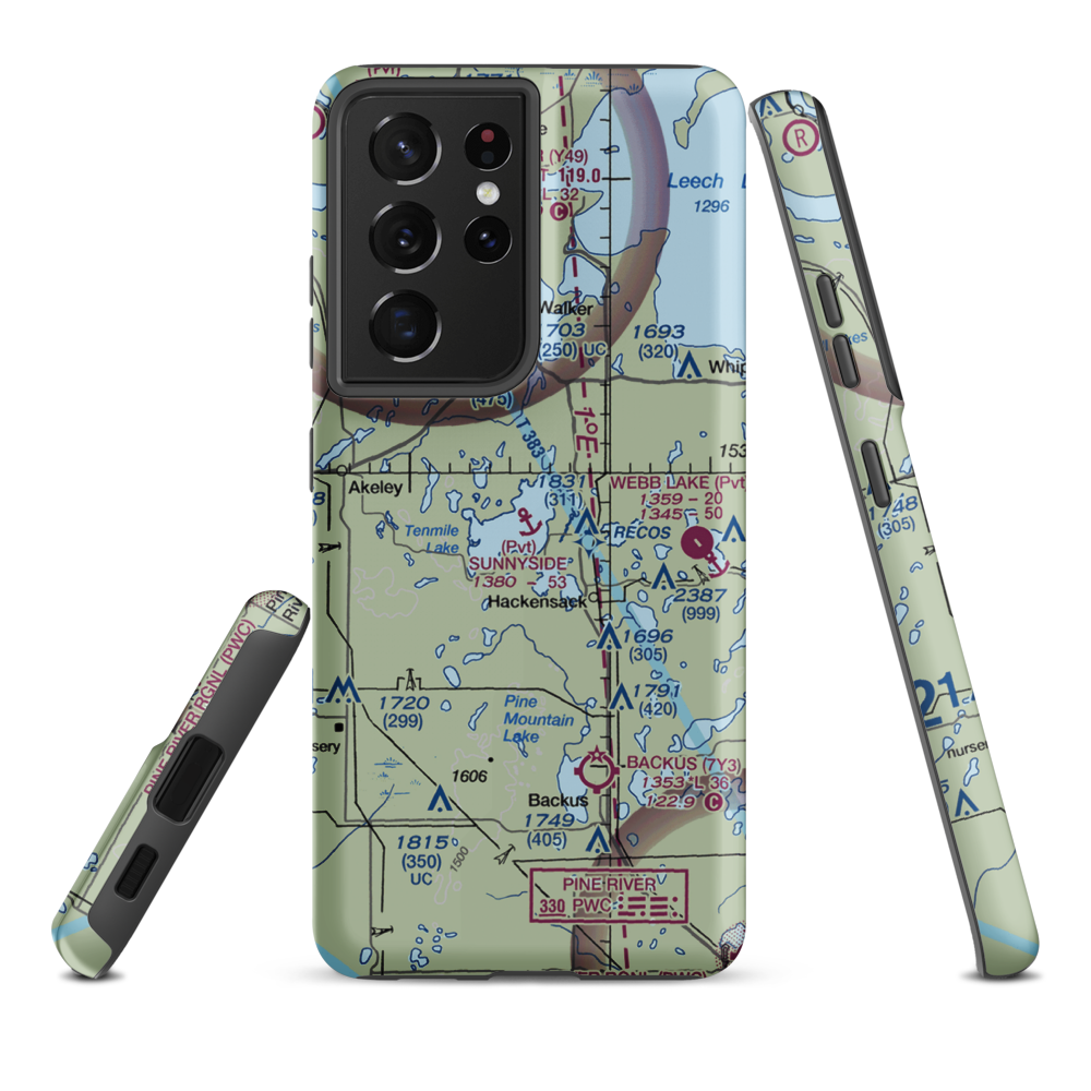 Sunnyside Seaplane Base (3MN5) VFR Sectional Samsung Phone Case Samsung Galaxy S21 Ultra model shown