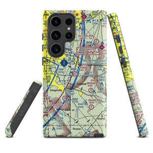 Sunset Airport (TA18) VFR Sectional Samsung Phone Case