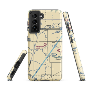 Sunset Strip (37ND) VFR Sectional Samsung Phone Case