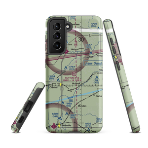 Sutton Airport (NE35) VFR Sectional Samsung Phone Case