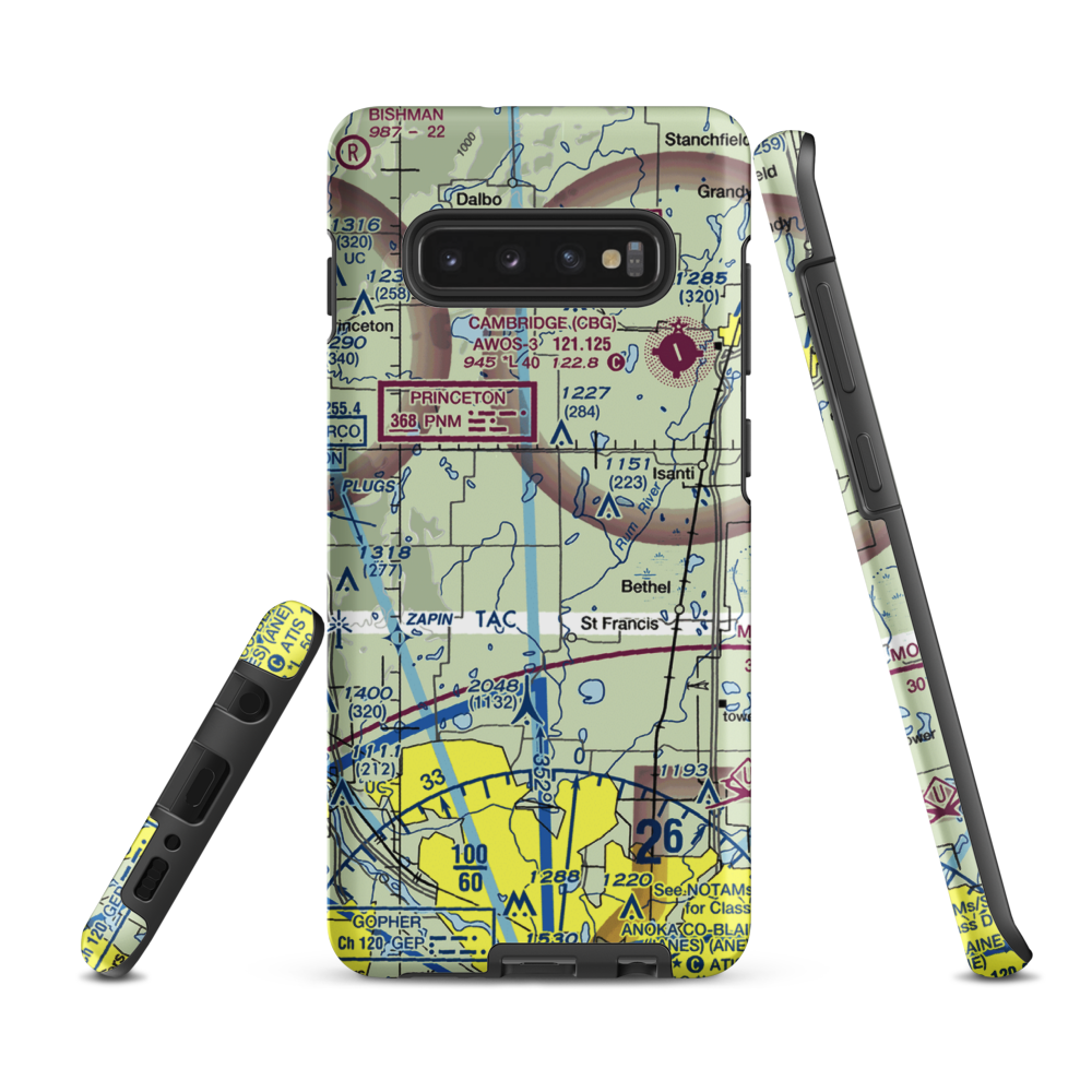 Swanson Field (MY95) VFR Sectional Samsung Phone Case Samsung Galaxy S10 Plus model shown