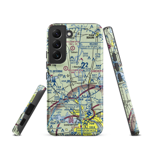T & M Ag Aviation Airport (LA52) VFR Sectional Samsung Phone Case
