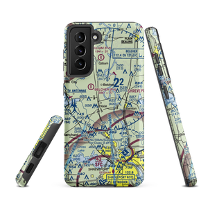 T & M Ag Aviation Airport (LA52) VFR Sectional Samsung Phone Case