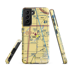 T Bar Airport (2F4) VFR Sectional Samsung Phone Case