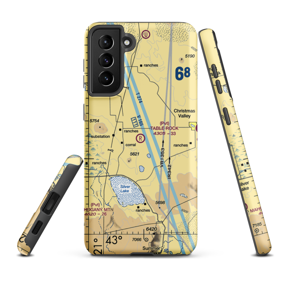 Table Rock Airport (OG06) VFR Sectional Samsung Phone Case Samsung Galaxy S21 FE model shown