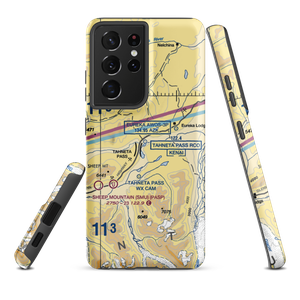 Tahneta Pass Airport (HNE) VFR Sectional Samsung Phone Case