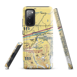 Tahneta Pass Airport (HNE) VFR Sectional Samsung Phone Case