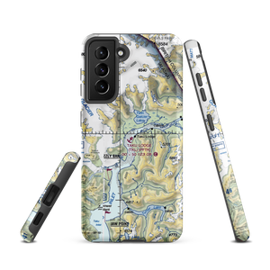 Taku Lodge Seaplane Base (TKL) VFR Sectional Samsung Phone Case