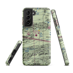Talihina Municipal Airport (6F1) VFR Sectional Samsung Phone Case