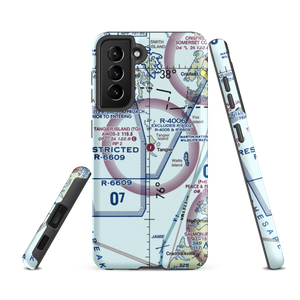 Tangier Island Airport (TGI) VFR Sectional Samsung Phone Case