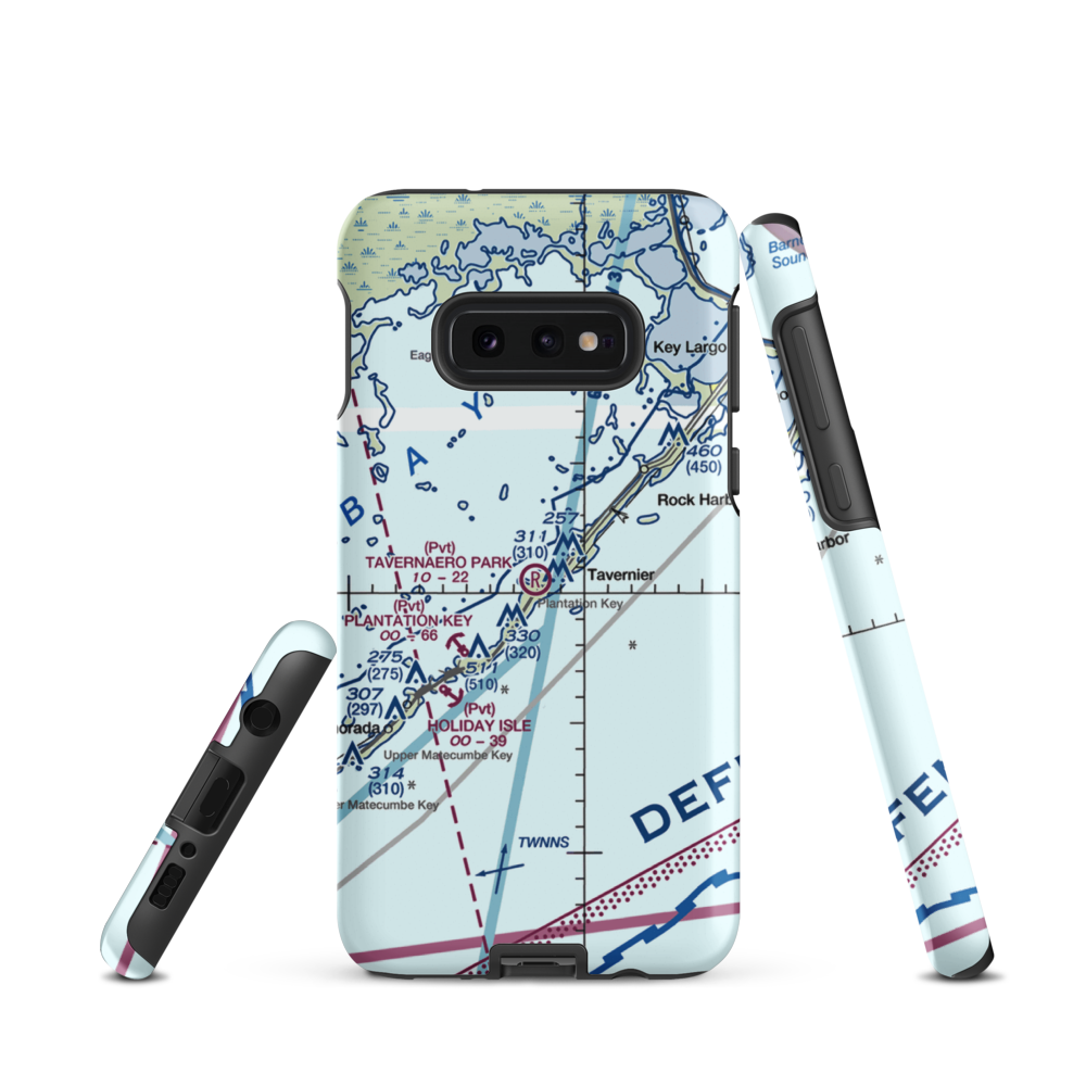 Tavernaero Park Airport (FA81) VFR Sectional Samsung Phone Case Samsung Galaxy S10 Plus model shown