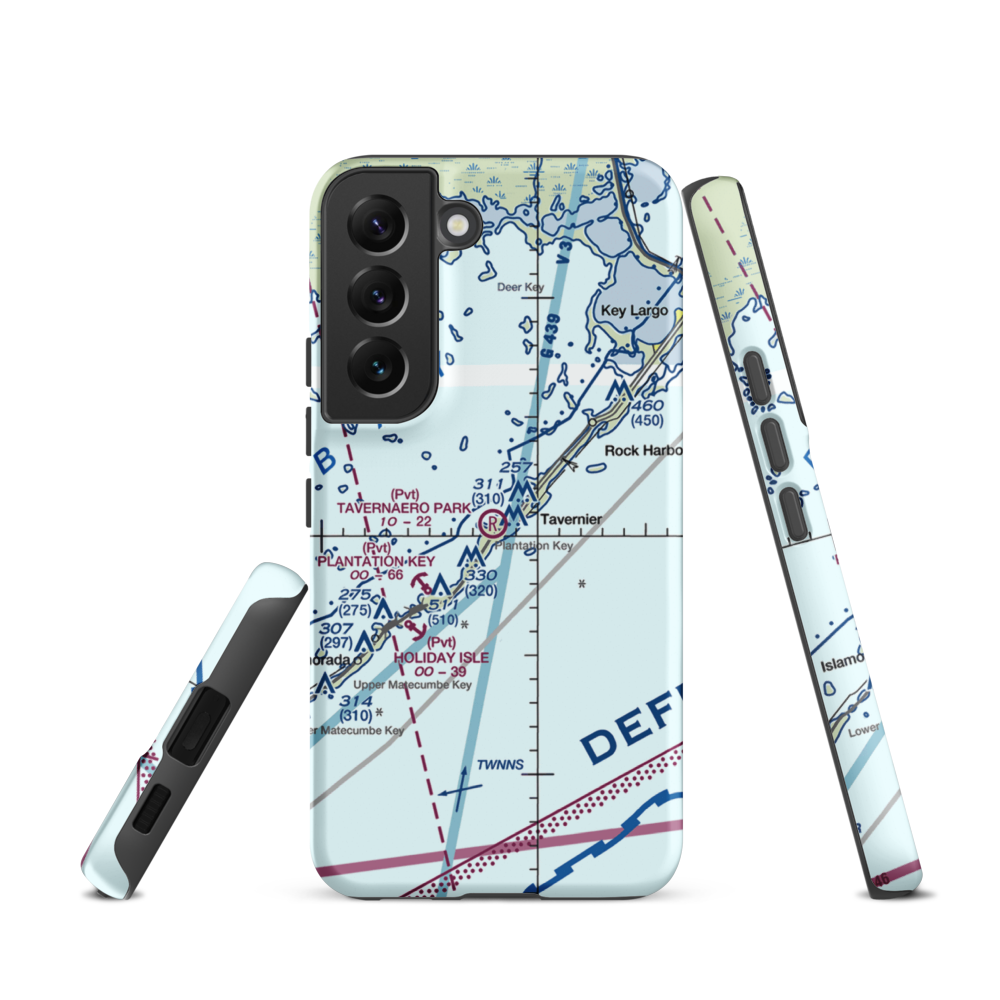 Tavernaero Park Airport (FA81) VFR Sectional Samsung Phone Case Samsung Galaxy S22 model shown