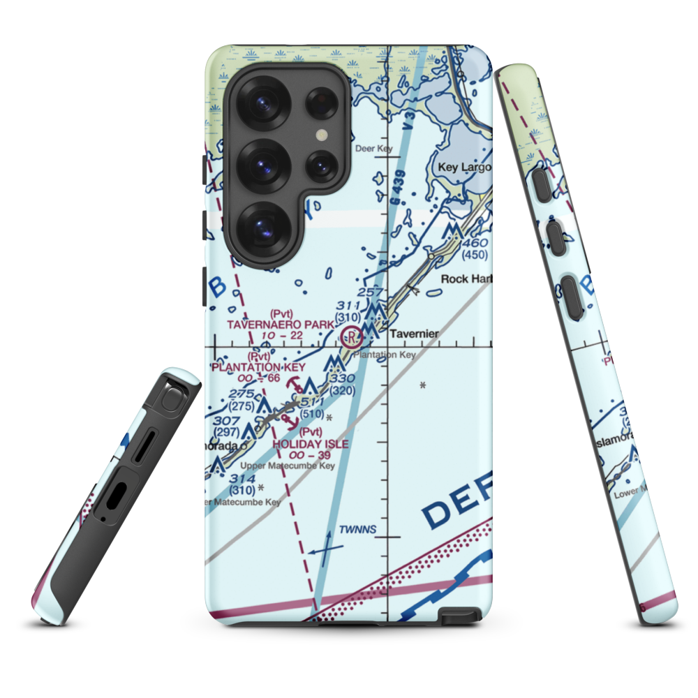 Tavernaero Park Airport (FA81) VFR Sectional Samsung Phone Case Samsung Galaxy S25 Ultra model shown