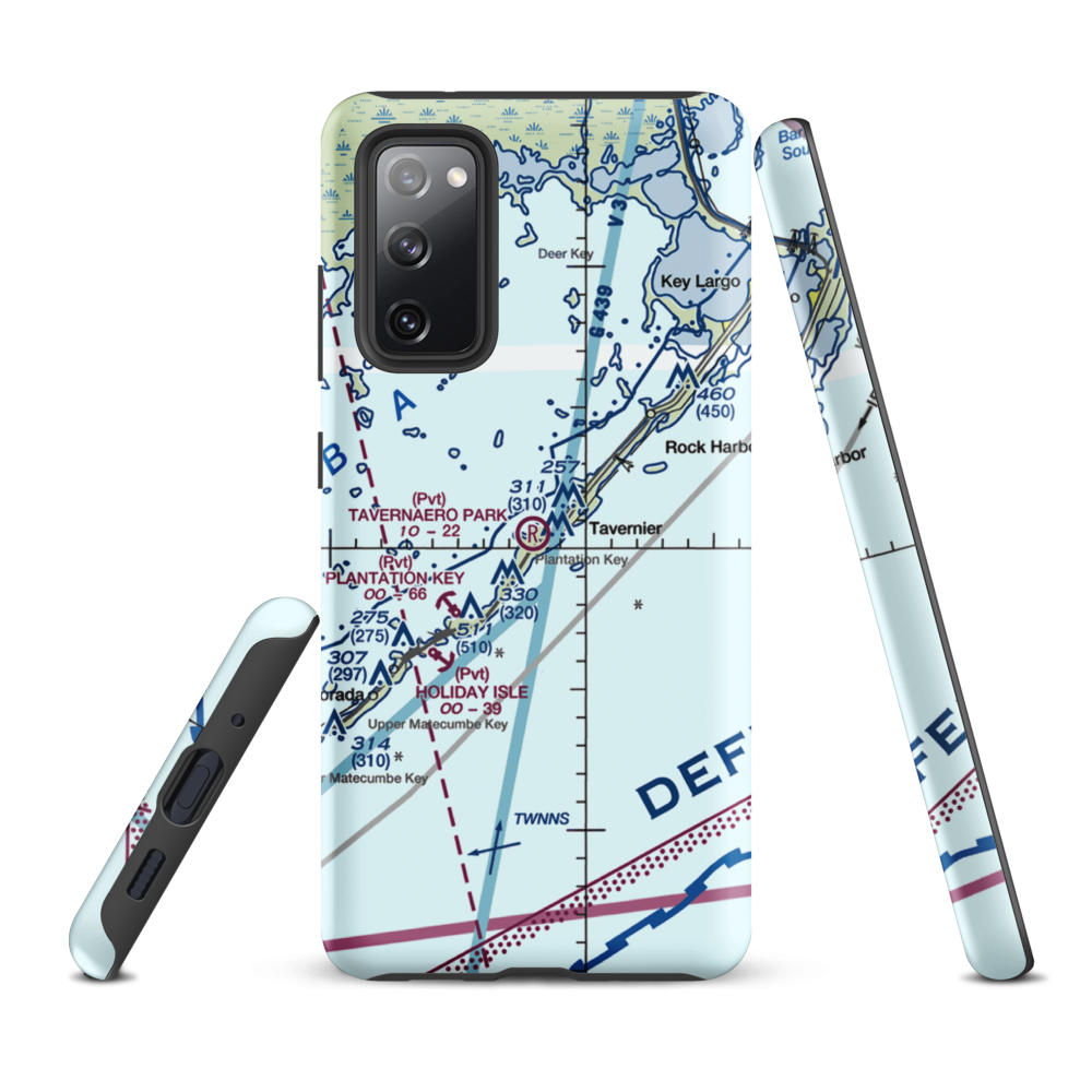 Tavernaero Park Airport (FA81) VFR Sectional Samsung Phone Case Samsung Galaxy S20 FE model shown