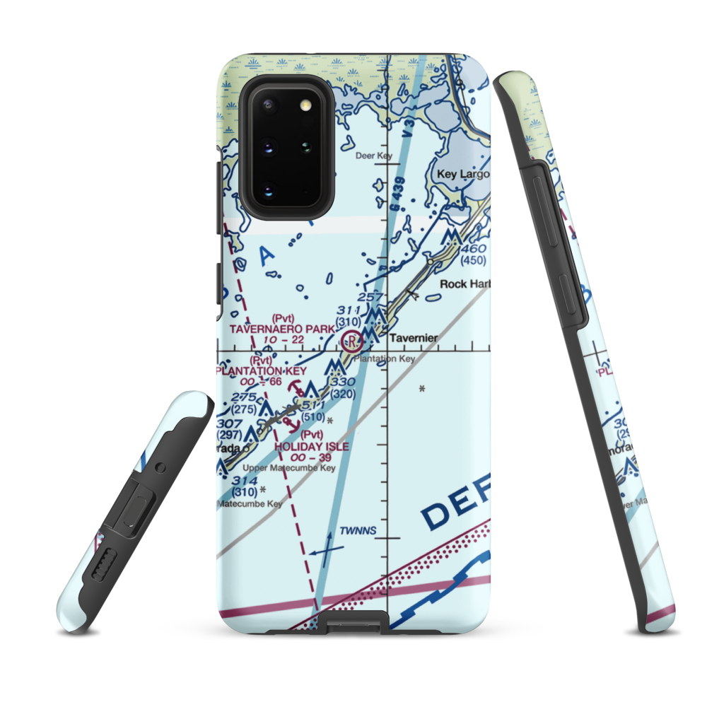 Tavernaero Park Airport (FA81) VFR Sectional Samsung Phone Case Samsung Galaxy S20 Plus model shown