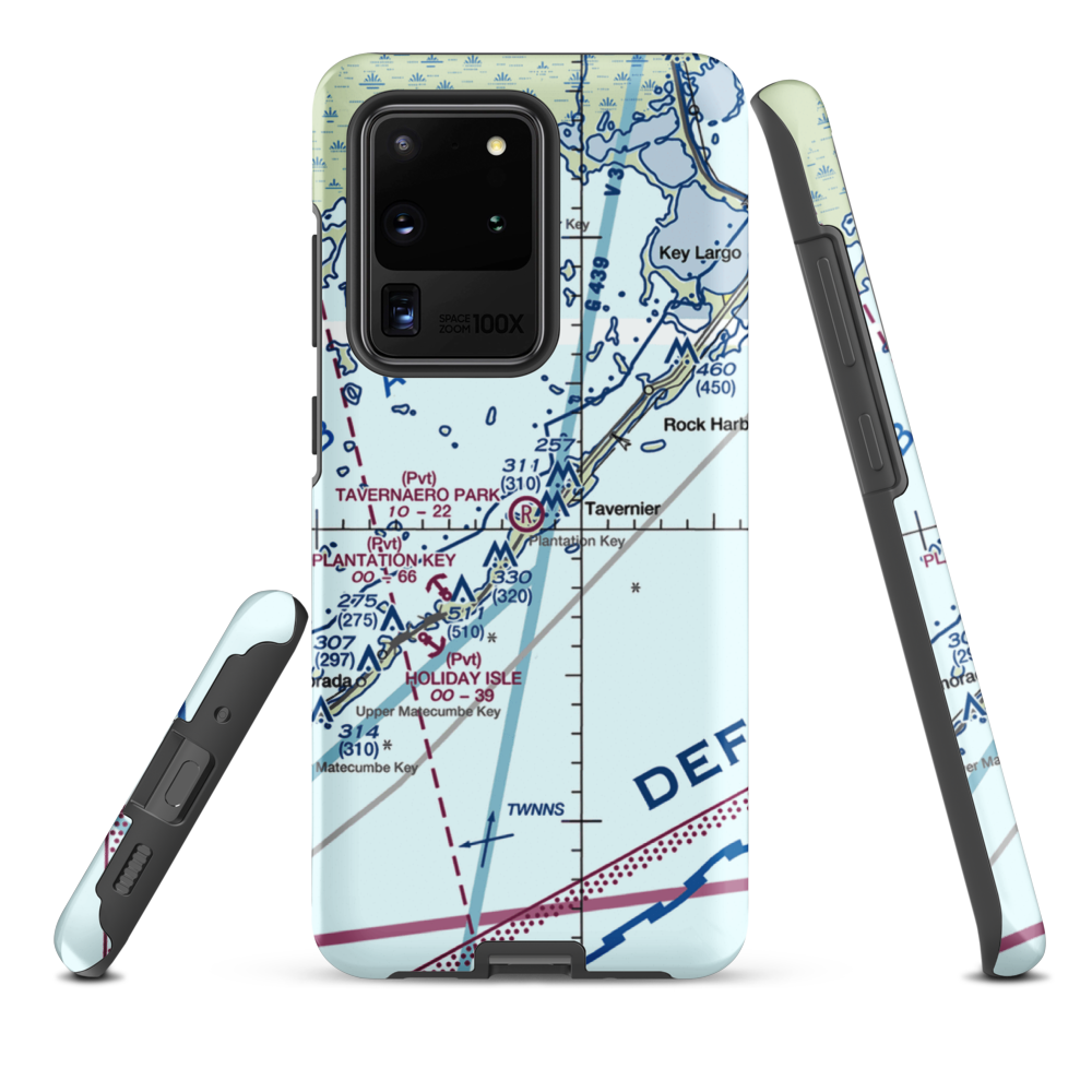 Tavernaero Park Airport (FA81) VFR Sectional Samsung Phone Case Samsung Galaxy S20 Ultra model shown