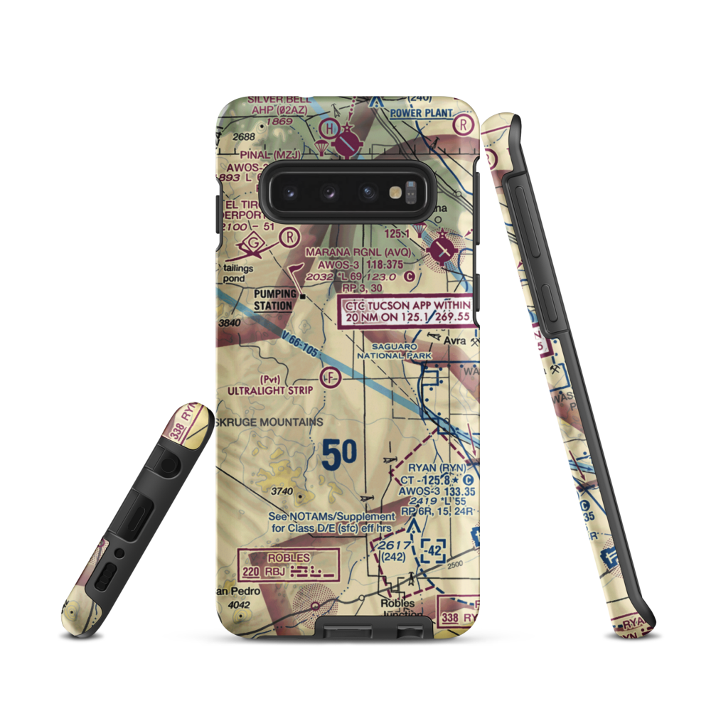 Taylor Field (0AZ1) VFR Sectional Samsung Phone Case Samsung Galaxy S10 model shown