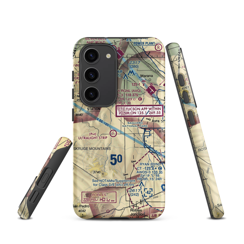 Taylor Field (0AZ1) VFR Sectional Samsung Phone Case Samsung Galaxy S23 model shown