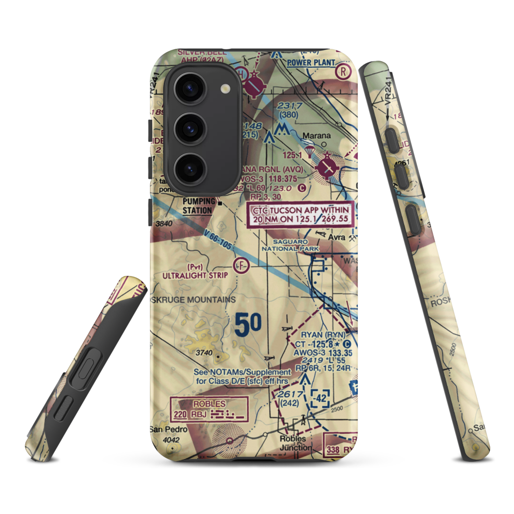 Taylor Field (0AZ1) VFR Sectional Samsung Phone Case Samsung Galaxy S23 Plus model shown