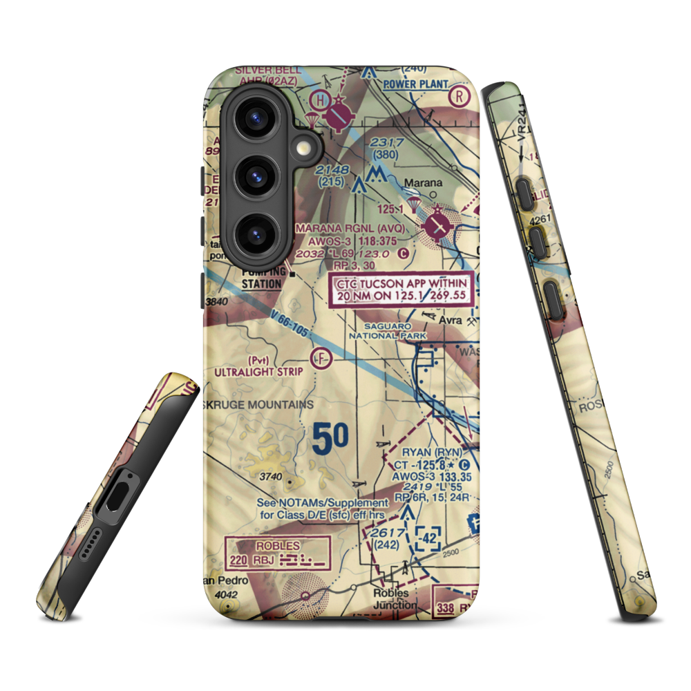Taylor Field (0AZ1) VFR Sectional Samsung Phone Case Samsung Galaxy S24 Plus model shown