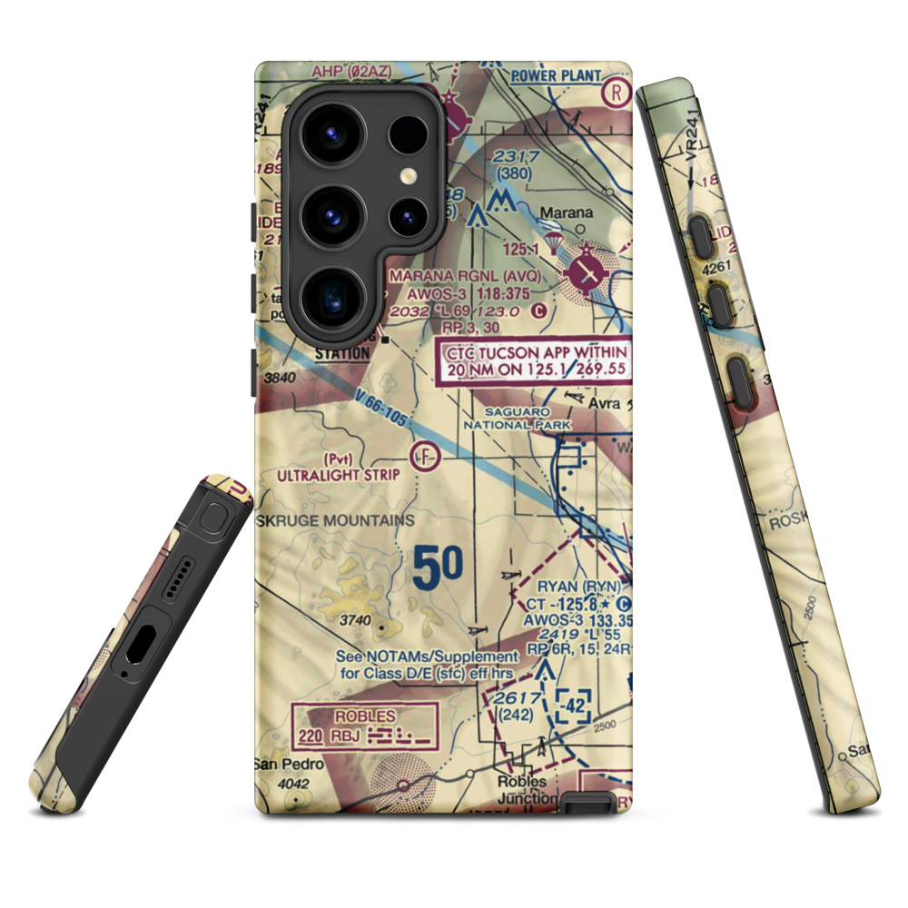 Taylor Field (0AZ1) VFR Sectional Samsung Phone Case Samsung Galaxy S24 Ultra model shown