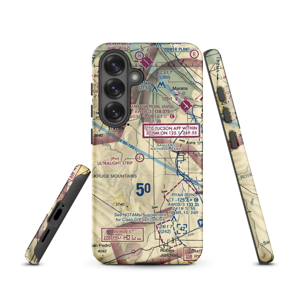 Taylor Field (0AZ1) VFR Sectional Samsung Phone Case Samsung Galaxy S25 model shown